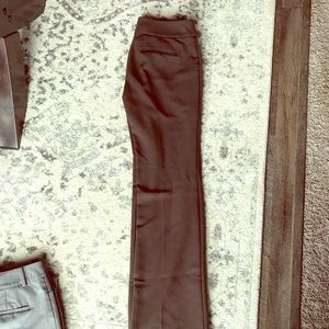 Brown suit pants